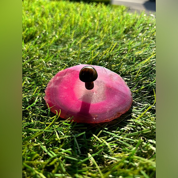 Mushroom Tigers Eye Crystal - Picture 2 of 3